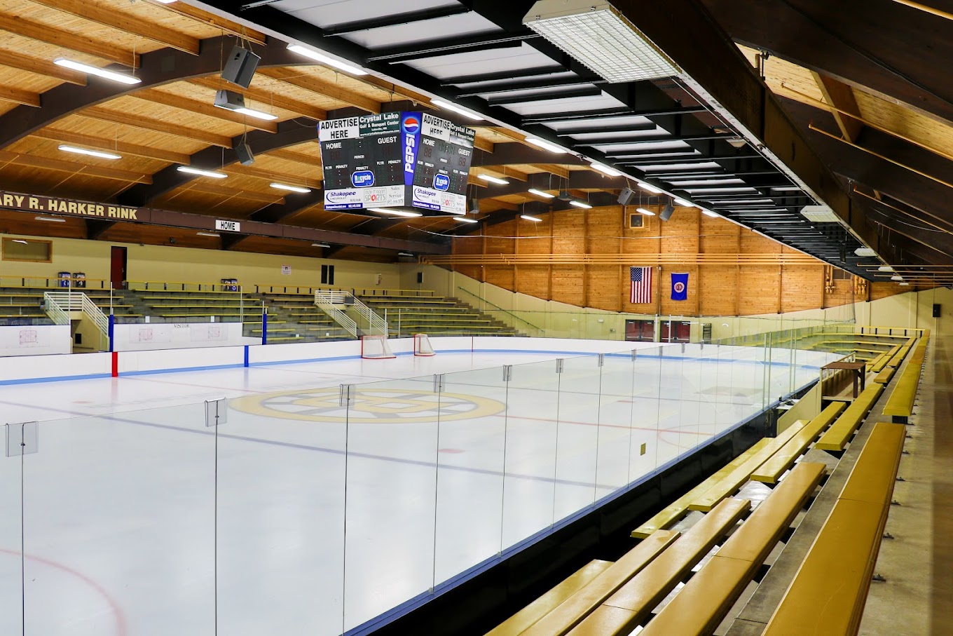 ice skating rink at burnsville ice center